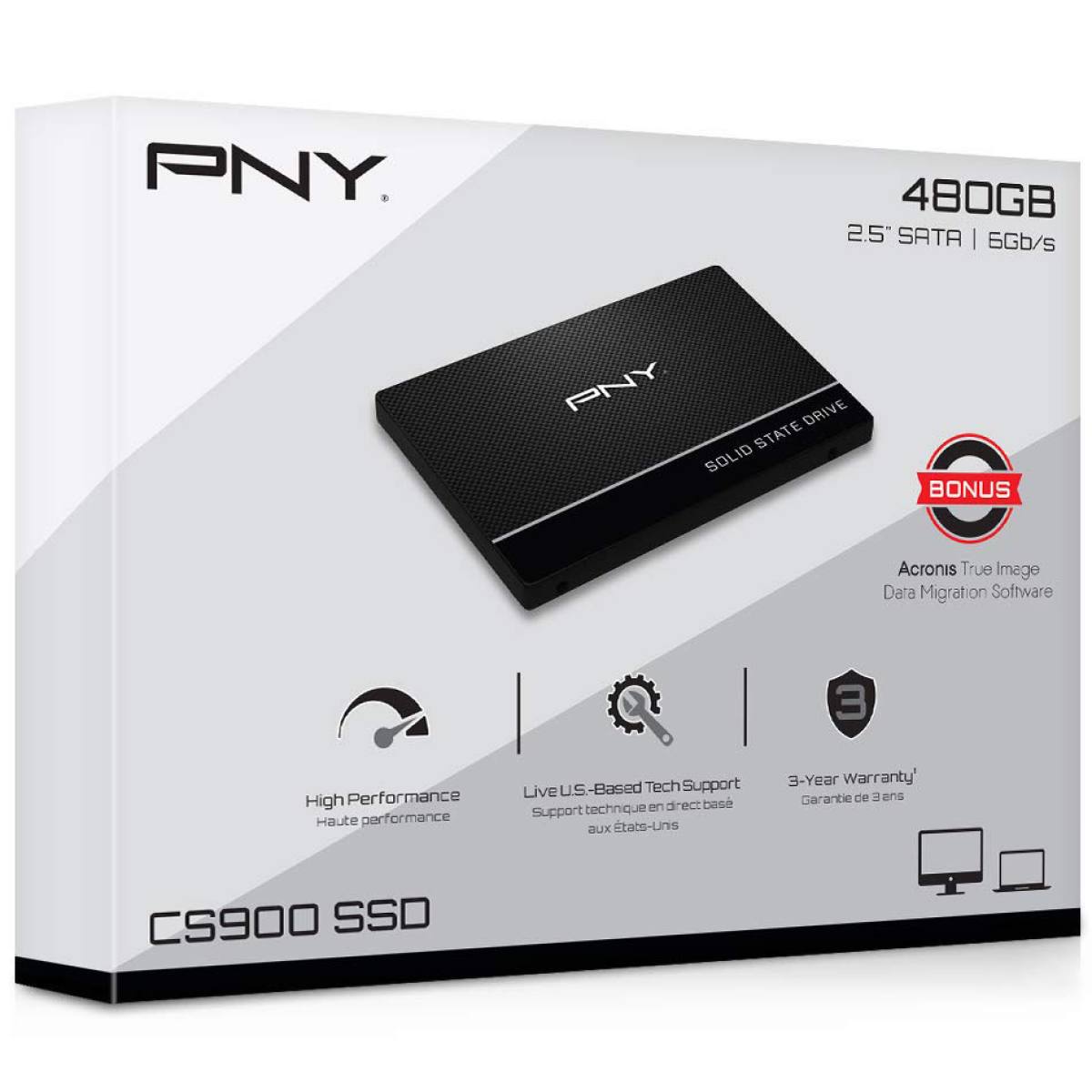 SSD PNY CS900 2.5inch 480GB TLC